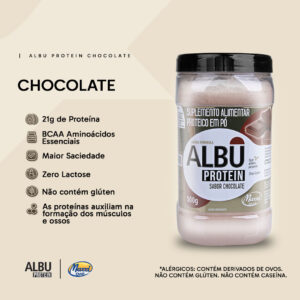 Albu Protein 500g - sabor chocolate