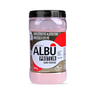 Albu Protein 500g - sabor morango