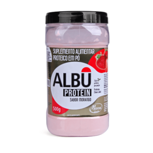 Albu Protein 500g - sabor morango