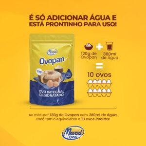 Ovo em pó 1Kg Ovopan